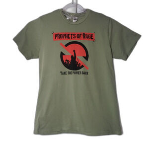 Prophets Of Rage Take The Power Back Green T Shirt Mens Size XL